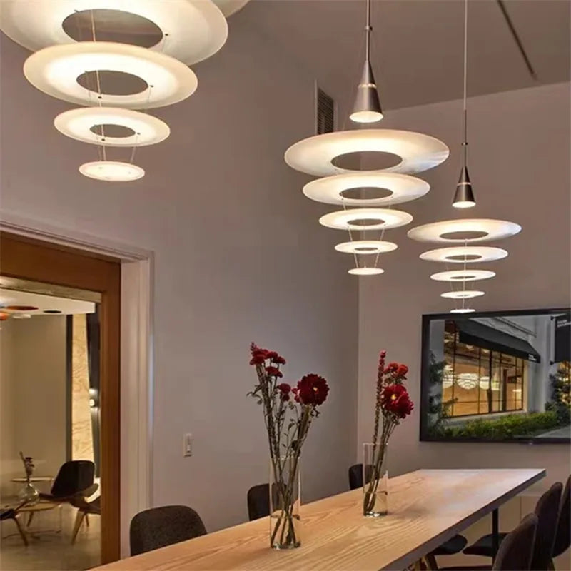 Enigma Pendant Lamp Designer White Flying levitating ufo light Restaurant Lighting Art Decoration Living Room home design light
