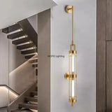 Nordic Iron Acrylic High End Golden Led Wall Lamp for Bedroom Villa Dining Living Room Home Decor Sconce Lighting Fixtures