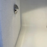 1W 12V DC Surface Mounted Marine Stainless Steel LED Step Light (IP68) - Waterproof Wall & Deck Lamp for Pool & Dock