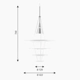 Design Exhibition Hall Room Pendant Light Creative Restaurant Bar Counter Pendant Lighting Living Room Pendant Lights