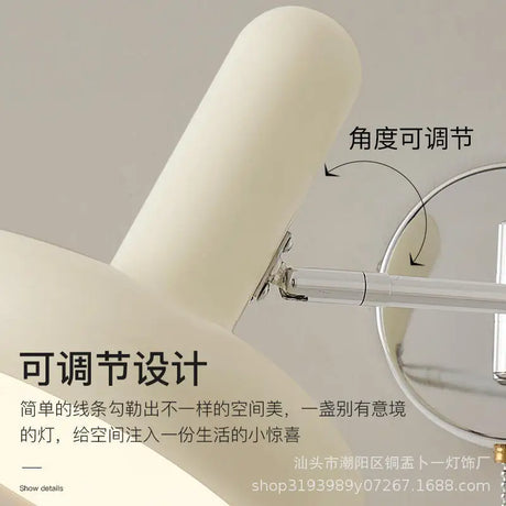 Rocker Arm Wall Lamp Bedroom Bedside Lamp Living Room Wall Lamp Nordic Creative Retractable Study Reading Lamp Wall Lamp