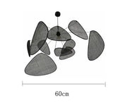 Rattan chandelier Wicker Suspension lamp Screen Cannage Kitchen Wood Bamboo chandelier e27 Creative Leaf Grid Hand designer lamp