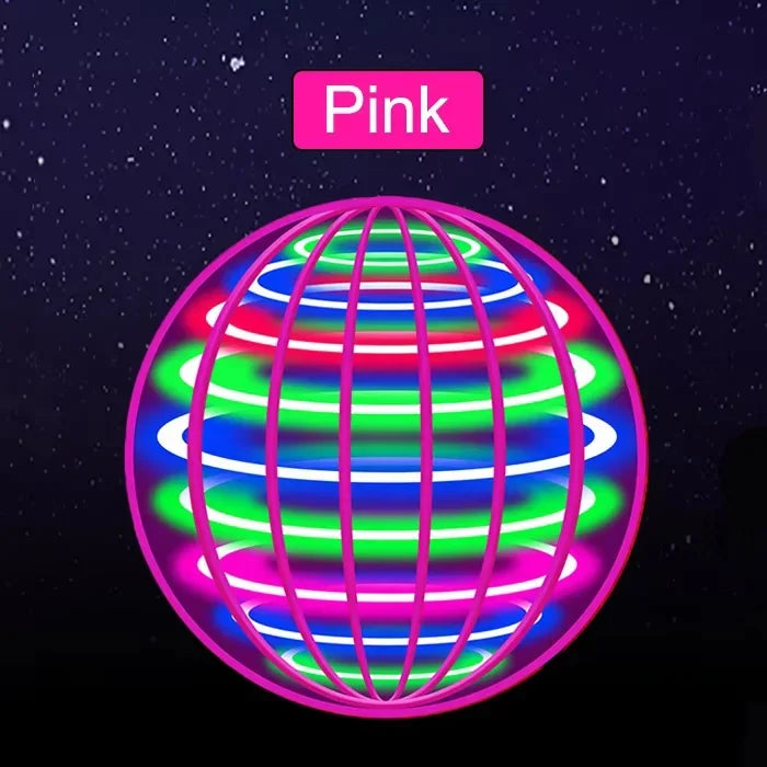 Auto-Spinning LED UFO Flying Orb Ball - Magic Floating Hover Toy