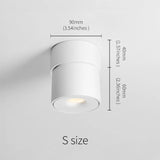 LED Ceiling Spotlight 360° Rotation COB Ceiling Light 7W/9W Surface Mounted Lamp Modern Design for Indoor Lighting