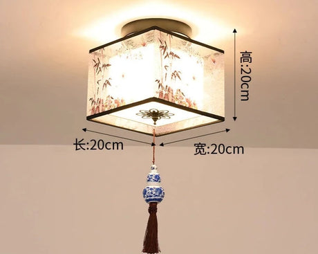 Corridor Warm Ceiling Light Hotel Villa Hotel Entrance Foyer Entrance Balcony Light