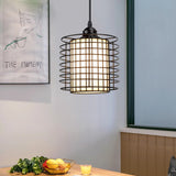 Industrial Pendant Light Farmhouse Chandelier Adjustable Length Vintage Black Ceiling Lighting Fixture for Dining Room