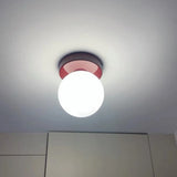 Macaron Soft Style Small Wall Sconce - Modern E27 Ball Lamp for Home Decor