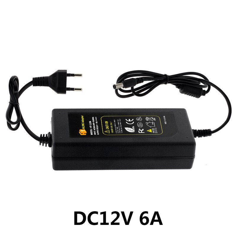 DC12V Adapter AC100-240V Lighting Transformers Output DC12V 1A 2A 3A 5A 6A 8A 10A EU / US Plug Power Supply for LED Strip