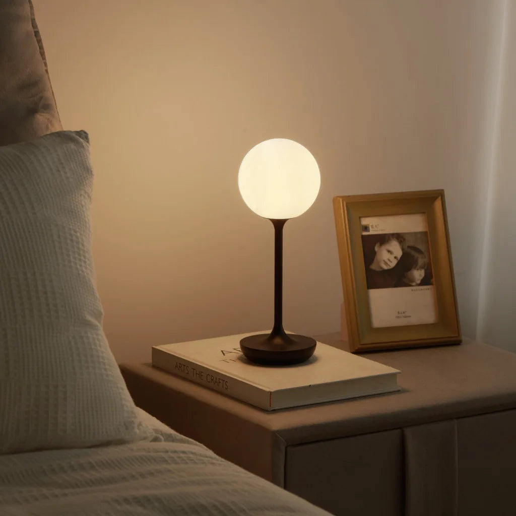 LED Table lamp for Restaurant Bedroom Rechargeable Wireless Touch Lamp Camping Candle Creative Lamp Warm Light Desk Lamp