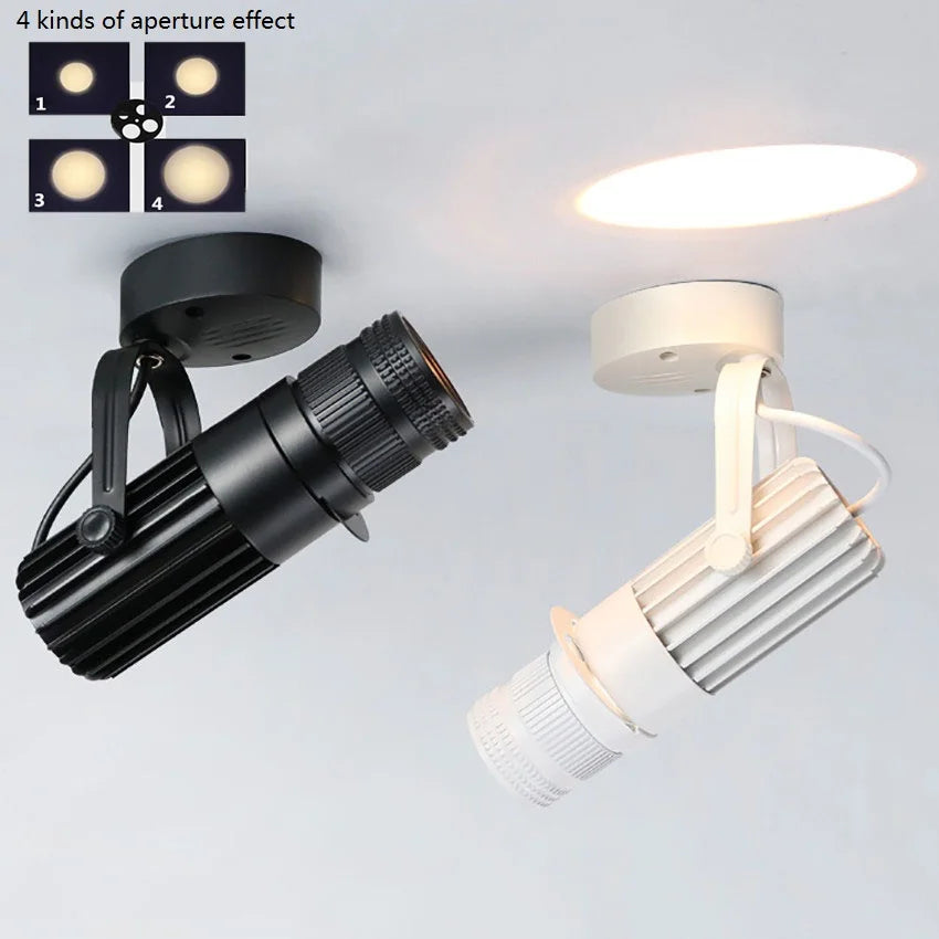 2024 Latest Led spotlight Bar stage camera Projection spotlight adjustable focus light display mural background wall lighting