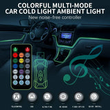 3M USB Blue LED Car Lnterior Atmosphere Light EL Cool Light Line Neon Strip For Automotive DIY Flexible Environmental Lights