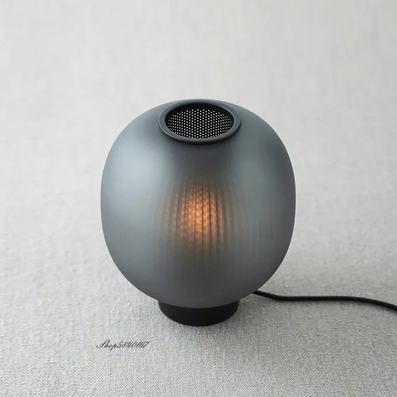 New Black Glass Table Lamp Nordic Design Lamps Home Decors Hanging Light for Living Room Bedroom Beside Lamp Led Luxury Luminaire