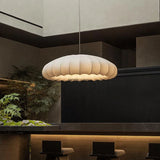 Japanese Wabi Sabi Fabric E27 Pendant Light Living Dining Room Minimalism Chandelier Designer Home Decor Bedroom Hanging Lamp