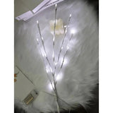 LED White Birch Branch Lights - Battery Operated Christmas & Party Twig Lights