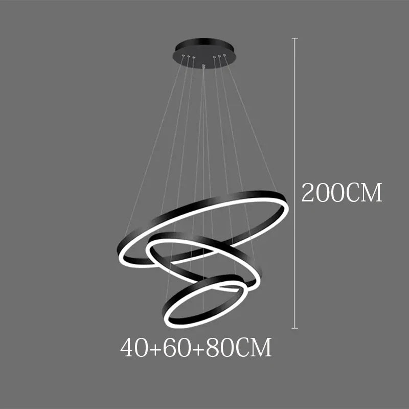 Nordic home decoration, stair chandelier, living room and dining room Pendant lights, ceiling light, indoor lighting
