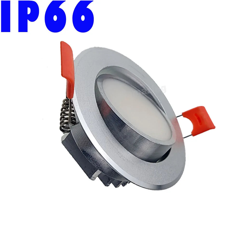 Built-in Led Spots 220v 110V Waterproof LED Downlight IP65 Kitchen 7W 9W 12W 15W 18W Outdoor IP67 Light Recessed Ceiling Lamp