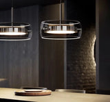 Modern LED Glass Pendant Lights Plating For Living Room Bedroom Restaurant Bar Hotel Indoor Warm Light Decorative LED Lighting