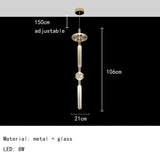 Nordic Luxury Art Glass Chandelier Creative Bar Villa Hotel Clubhouse Restaurant High End Pendant Lamp Home Decor Lighting