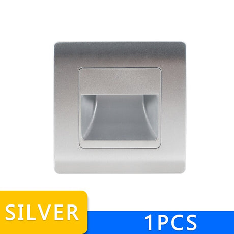 Recessed PIR Sensor Stairs Wall Lamp Indoor Stairs Wall light Corridor Lamp AC85-265V Wall Stairs Lighting Sensor Lamp For Home