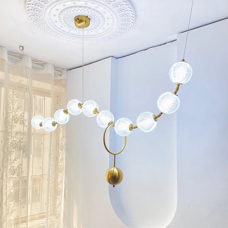 Simple and luxurious home decoration with LED lights, living room pendant lights, dining room pendant lights, indoor lighting
