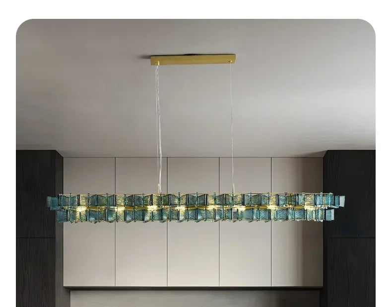 Modern Glass Design Creative Chandelier - Luxury Suspension Light for Living Room