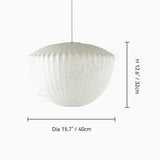 Wabi-sabi Silk LED Pendant Lamp Denmark Designer Hanging Light Living Room Hotel Restaurant Factory Direct High-End Home Decor