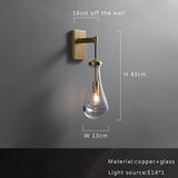 Modern Raindrop Pendant Light Lamp Luxury Round Brass High Ceiling Glass Lampshape Chandelier For Living Room Dining Room Stairs