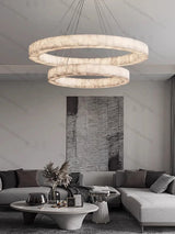 American Marble Black Chrome Gold Dimmable LED 2026 Chandelier Lighting Lustre Suspension Luminaire Lampen For Living Room