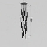 Modern home decor led lights pendant light lamps forstaircase Chandeliers for living room hanging light indoor lighting