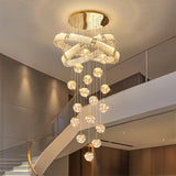 Modern home decor led lights pendant light lamps forstaircase Chandeliers for living room hanging light indoor lighting