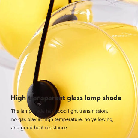 Nordic Led Colorful Glass Pendant Light Modern Fashion Czech Capsule Design Restaurant Kitchen Hanging lamp Bar Bedroom Fixtures