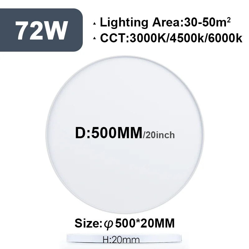 2CM Ultrathin LED Ceiling Lamps in Living Room Bedroom Natural Light Gold Black White Moisture and mosquito proof Ceiling Lights