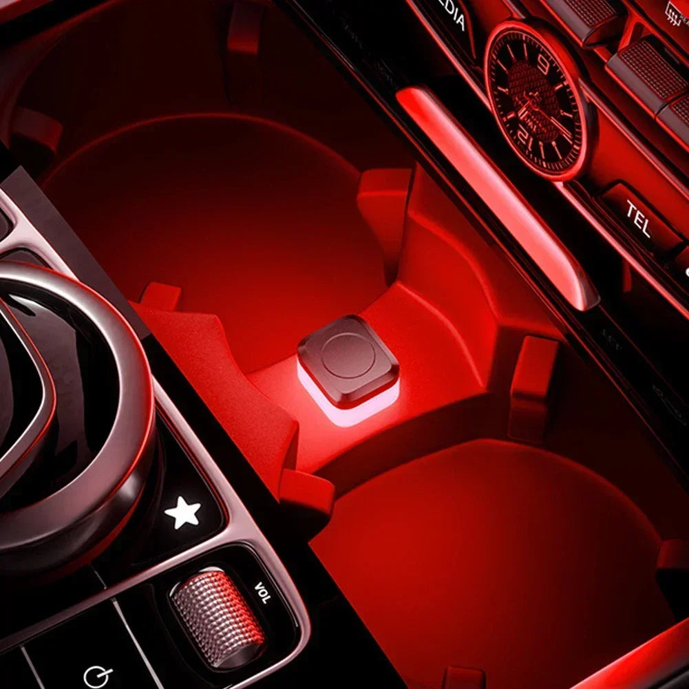 Mini USB Car LED Light - 1/2PCS Auto LED Interior Atmosphere Lamp