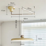 French Rocker Chrome LED Chandelier - Displaceable Modern Hanging Lamp