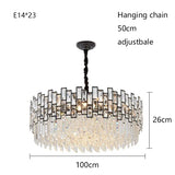 2025 New Modern High-End Light Luxury Crystal Chandeliers for Living Room Dining Bedroom Indoor Decor Lighting Lustres Fixtures