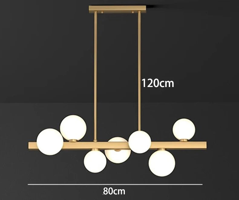 Modern LED Pendant Light for Living Room - Luxury Home Decor Chandelier