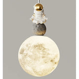 Bedside Pendant Lights Minimalist Modern TV Background Wall Light Lunar Astronaut Children's Room Light Bedroom Small Lamp Decor