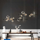 New Foam Led Chandelier Long G9 For Table Dining Room Kitchen Bar Pendant Lamp House Decor Lusters Suspension Design Lighting