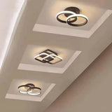 Household LED Chandelier Three Colors Lamp Modern Style Ceiling Lamp Bedroom Light Surface Installation 85-265V Dining Room Lamp