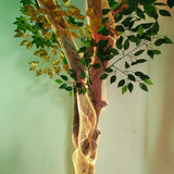 Waterproof LED Fiber Optic Mesh Light with Engine for Ceilings Trees Party - Net Fabric Kits