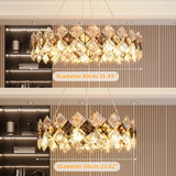 Luxury Crystal Chandelier Shining Ceiling Light Pendant Lamp Hanging Hallway Living Room