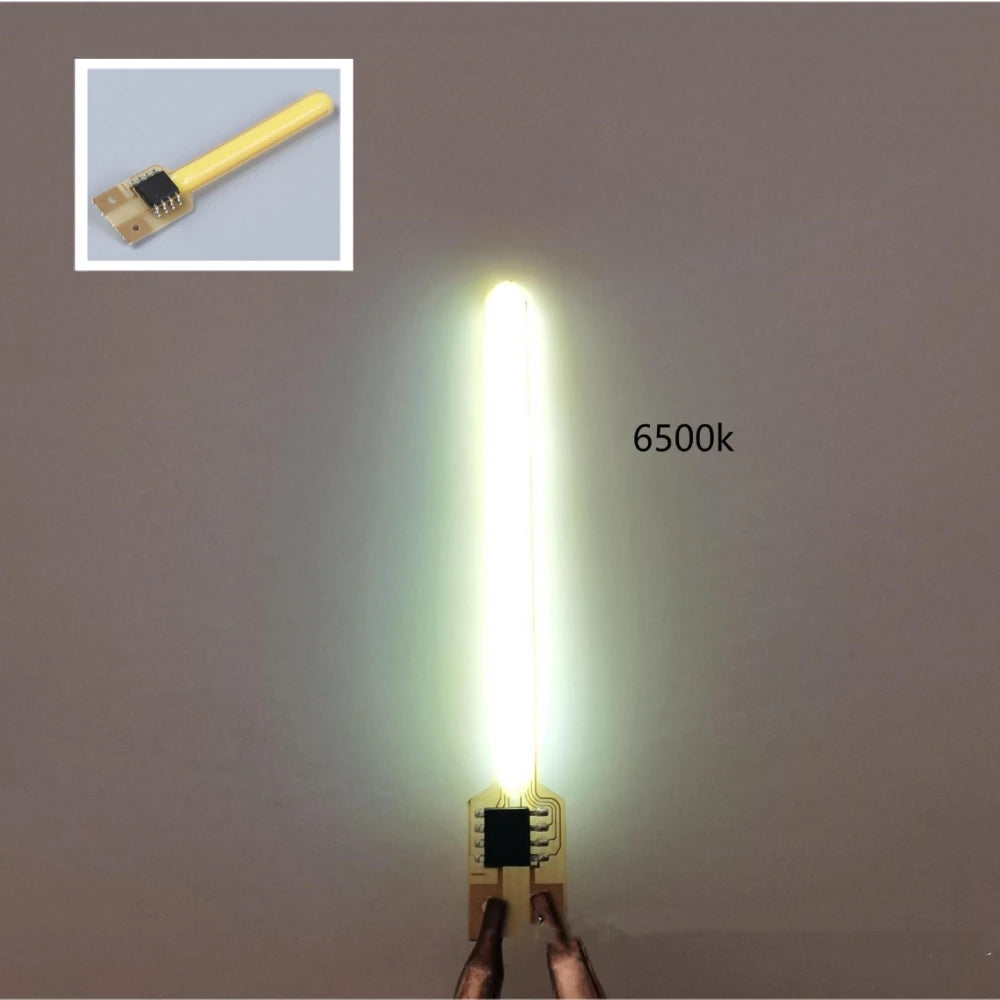 3V COB Meteor Shower LED Filament Light (40mm/59mm/70mm) - No-Solder Plug-Play Diodes