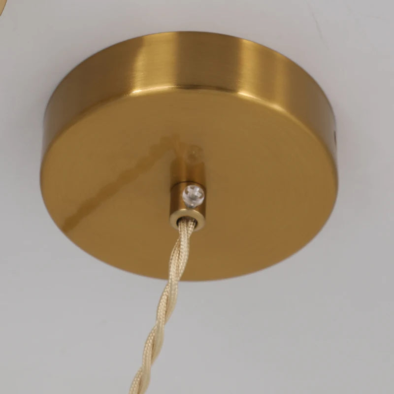 Japanese Ceramic Pendant Light - Nordic Retro Bronze Chandelier for Hotel & Bar