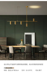 Aisilan led chandelier modern all copper dining room light luxury bar Nordic home  spot pendant lamp
