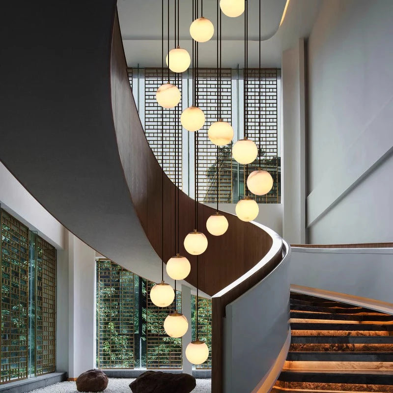 Modern Stair chandelier Pendant lights indoor lighting Ceiling lamp hanging light led Chandeliers for living room indoor lightin