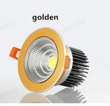 Dimmable Living room bedroom dining room spot light Led Downlight Light Ceiling Spot 3w 5w 7w 9w 12w 15w 18w AC85-230V Recessed