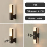 Outdoor LED Light With Pir Sensor For Home Door Porch Fence Garden Wall Lamp LED Outdoor Lighting Waterproof Wall Light IP65