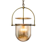 Scandinavian Glass Pendant Light Vintage Ceiling Hanging Lamp For Dining Room Bar Bedroom