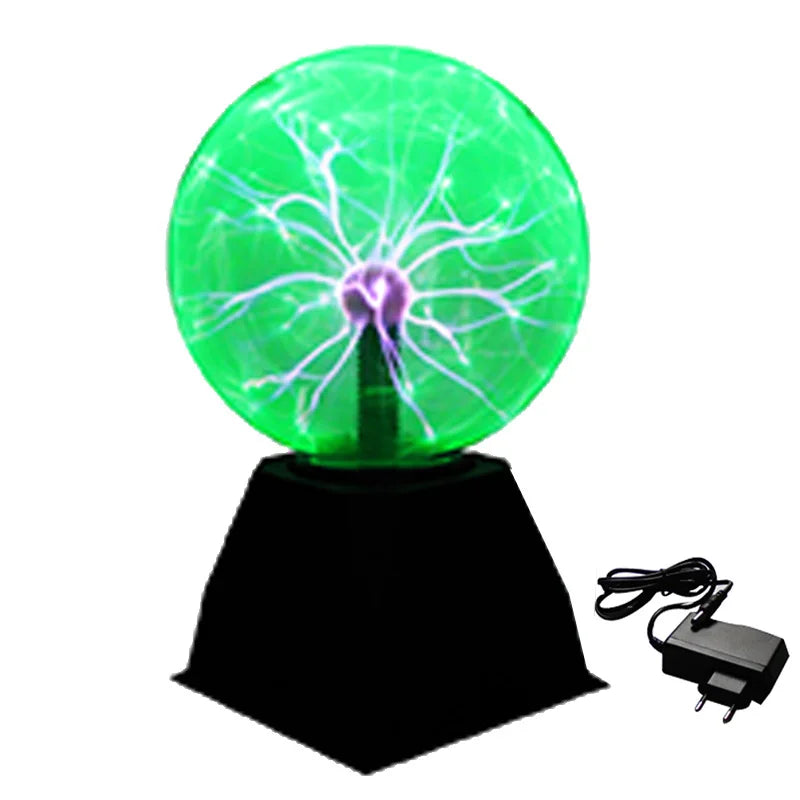Novelty Glass Magic Plasma Ball Light Electric Lamp 220V 3 4 6 8 Inch Night Light Decor Plasma Lamp