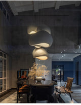 Nordic Wabi Sabi Pendant Lamps Dining Room Lighting Modern Living Room Bedroom LED Ceiling Chandelier Loft Lustre Hanging Lights